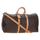 LOUIS VUITTON Monogram Keepall Bandouliere 55 Boston Bag M41414 LV Auth 208070V-1
