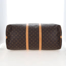 LOUIS VUITTON Monogram Keepall Bandouliere 55 Boston Bag M41414 LV Auth 208070V-6