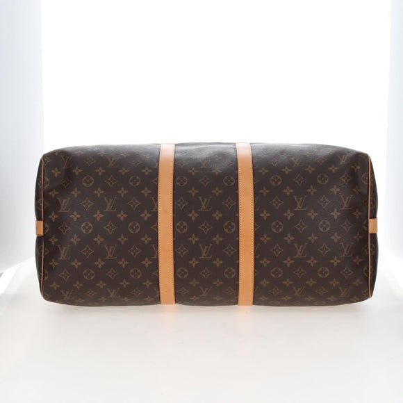 LOUIS VUITTON Monogram Keepall Bandouliere 55 Boston Bag M41414 LV Auth 208070V