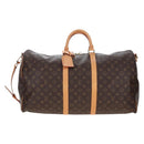 LOUIS VUITTON Monogram Keepall Bandouliere 55 Boston Bag M41414 LV Auth 208070V-13