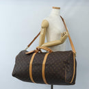 LOUIS VUITTON Monogram Keepall Bandouliere 55 Boston Bag M41414 LV Auth 208070V-30
