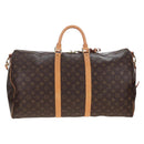 LOUIS VUITTON Monogram Keepall Bandouliere 55 Boston Bag M41414 LV Auth 208070V-2