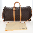 LOUIS VUITTON Monogram Keepall Bandouliere 55 Boston Bag M41414 LV Auth 208070V-12