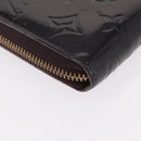 LOUIS VUITTON Monogram Vernis Zippy Wallet Amarante M93522 LV Auth 208076-16
