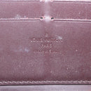 LOUIS VUITTON Monogram Vernis Zippy Wallet Amarante M93522 LV Auth 208076-20