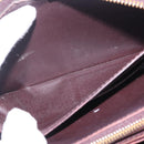 LOUIS VUITTON Monogram Vernis Zippy Wallet Amarante M93522 LV Auth 208076-21