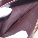 LOUIS VUITTON Monogram Vernis Zippy Wallet Amarante M93522 LV Auth 208076-23