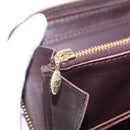 LOUIS VUITTON Monogram Vernis Zippy Wallet Amarante M93522 LV Auth 208076-24