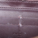 LOUIS VUITTON Monogram Vernis Zippy Wallet Amarante M93522 LV Auth 208076-10