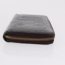 LOUIS VUITTON Monogram Vernis Zippy Wallet Amarante M93522 LV Auth 208076-3