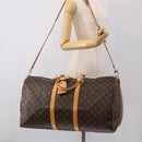 LOUIS VUITTON Monogram Keepall Bandouliere 55 Boston Bag M41414 LV Auth 208077V-29