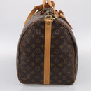 LOUIS VUITTON Monogram Keepall Bandouliere 55 Boston Bag M41414 LV Auth 208077V-3