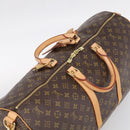 LOUIS VUITTON Monogram Keepall Bandouliere 55 Boston Bag M41414 LV Auth 208077V-6