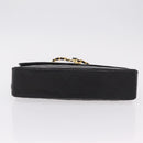 CHANEL Paris Exclusive Matelasse Chain Shoulder Bag Lamb Skin Black Auth 208078V-5