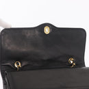 CHANEL Paris Exclusive Matelasse Chain Shoulder Bag Lamb Skin Black Auth 208078V-20
