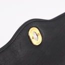 CHANEL Paris Exclusive Matelasse Chain Shoulder Bag Lamb Skin Black Auth 208078V-22