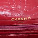 CHANEL Paris Exclusive Matelasse Chain Shoulder Bag Lamb Skin Black Auth 208078V-26