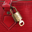 LOUIS VUITTON Epi Speedy 40 Hand Bag Castilian Red M42987 LV Auth 208080V-9