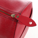 LOUIS VUITTON Epi Speedy 40 Hand Bag Castilian Red M42987 LV Auth 208080V-20