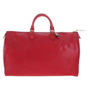 LOUIS VUITTON Epi Speedy 40 Hand Bag Castilian Red M42987 LV Auth 208080V-13