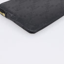 CELINE Macadam Canvas Coin Purse Black Gold Auth 208083V-16