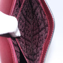 Cartier Shoulder Bag Leather Bordeaux Gold Tone Auth 208089A-24