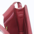 Cartier Must Line Shoulder Bag Leather Bordeaux Gold Tone Auth 208091V-21