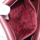 Cartier Must Line Shoulder Bag Leather Bordeaux Gold Tone Auth 208091V-24