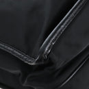 PRADA Shoulder Bag Nylon Black Silver Auth 208092V-14