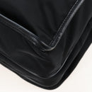 PRADA Shoulder Bag Nylon Black Silver Auth 208092V-15