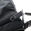 PRADA Shoulder Bag Nylon Black Silver Auth 208092V-20