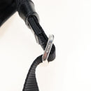 PRADA Shoulder Bag Nylon Black Silver Auth 208092V-22