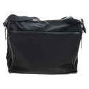 PRADA Shoulder Bag Nylon Black Silver Auth 208092V-3