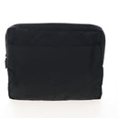 PRADA Shoulder Bag Nylon Black Silver Auth 208092V-33