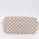LOUIS VUITTON Damier Azur Neverfull MM Tote Bag N41605 LV Auth 208093-11