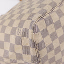 LOUIS VUITTON Damier Azur Neverfull MM Tote Bag N41605 LV Auth 208093-14