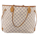 LOUIS VUITTON Damier Azur Neverfull MM Tote Bag N41605 LV Auth 208093-3