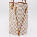 LOUIS VUITTON Damier Azur Neverfull MM Tote Bag N41605 LV Auth 208093-4