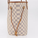LOUIS VUITTON Damier Azur Neverfull MM Tote Bag N41605 LV Auth 208093-5
