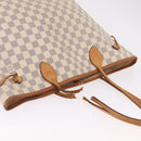 LOUIS VUITTON Damier Azur Neverfull MM Tote Bag N41605 LV Auth 208093-6
