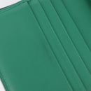 PRADA Compact Wallet Saffiano leather Green Gold Tone Auth 208099V-24