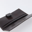 FENDI Zucca Canvas Long Wallet Brown Auth 208102V-19