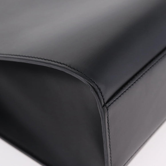 Cartier PANTHERE Shoulder Bag Leather Black Silver Auth 208103V