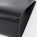 Cartier PANTHERE Shoulder Bag Leather Black Silver Auth 208103V-11