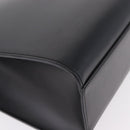 Cartier PANTHERE Shoulder Bag Leather Black Silver Auth 208103V-12