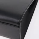 Cartier PANTHERE Shoulder Bag Leather Black Silver Auth 208103V-13