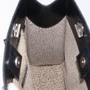 Cartier PANTHERE Shoulder Bag Leather Black Silver Auth 208103V-18