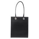 Cartier PANTHERE Shoulder Bag Leather Black Silver Auth 208103V-2