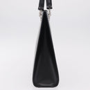 Cartier PANTHERE Shoulder Bag Leather Black Silver Auth 208103V-5