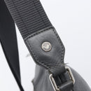 LOUIS VUITTON Utah Shawnee MM Shoulder Bag Leather Gray M94017 LV Auth 208104A-17